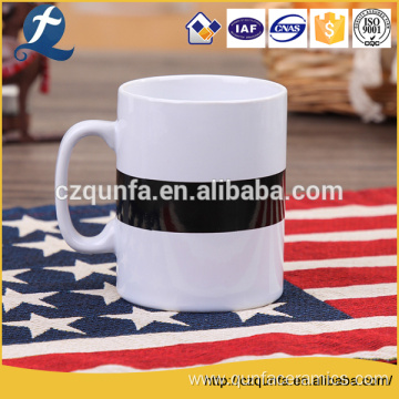 Cute Customized Logo Printing White Coffee Water Mug